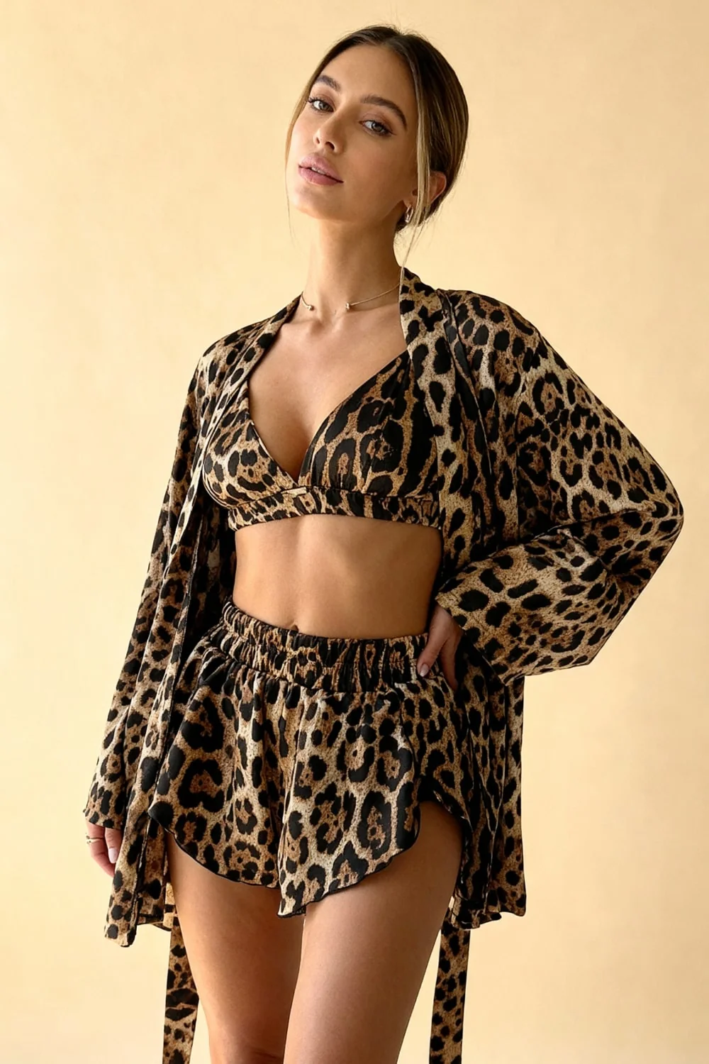Pyjama Felina Leopard AURAALIA — Ansicht 1